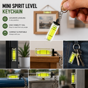 Mini Nivel de Burbuja Tipo Llavero – Nivel de Bolsillo para una Alineación Precisa - Product Image 3