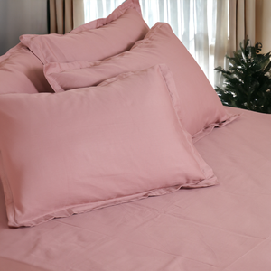 Premium Woodsy Rose Bedsheet Set With <b>Pillow</b> Covers Soft Finish - Product Image 3