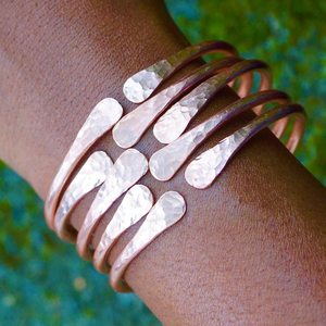 Antique Bronze Plated <b>Copper</b> Alloy Cuff <b>Bracelet</b> Vintage Unisex Jewelry 8mm Braided Design Metal Wristwear - Product Image 4