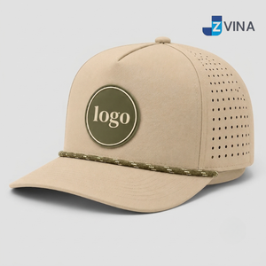 Custom Logo <b>Cap</b> Perforated Back Rope <b>Hat</b> Logo Sports <b>Cap</b> Adjustable Unisex Outdoor Wear - Product Image 1