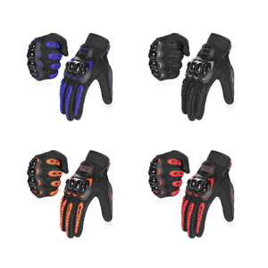 Gants de moto respirants avec logo personnalisé, gants de course de moto imprimés par sublimation - Product Image 1