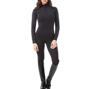 Women's Modern High Rise Equestrian Breeches Solid Color Regular Fit 77% Polyester Breathable High Elastic Zipper Pocket <b>Machine</b> - Product Image 6