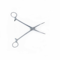 Pinces chirurgicales courbées pour artères, type moustique, en acier inoxydable, manuelles