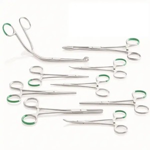 Pinzas y Tijeras Quirúrgicas de Acero Inoxidable, Juego de Instrumentos de Anestesia Manual, Aprobado por CE e ISO - Product Image 2