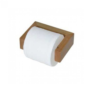 Support de papier toilette en bois de hêtre, vente chaude, accessoires de toilette pour comptoir de cuisine, porte-rouleau de papier en bois - Product Image 1