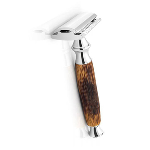 Rasoir à double tranchant réutilisable en acier inoxydable, rasoir durable pour le soin de la barbe, pour usage professionnel et personnel - Product Image 1