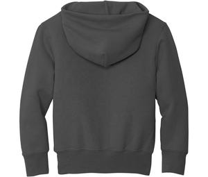 Sudadera con Capucha para Niños, Forrada de Felpa, para Otoño e Invierno, Holgada, Informal, con Cierre, Color Sólido, con Logotipo Personalizado - Product Image 3