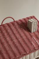 Panier de rangement en rotin naturel tressé fait main en forme de maison, organisateur décoratif pour chambre d'enfant, panier de décoration pour la maison, OEM ODM