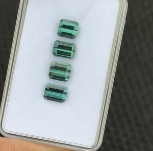 Turmalina Natural Lagoon, Gema Azul Verde, Corte Octogonal, 7.29 Quilates, Gema Suelta para Joyería Fina - Product Image 4