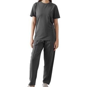 Custom Women <b>Tracksuit</b> Breathable <b>Plain</b> Color Sweat Suit Premium Quality Ladies Jogger Set Casual Sportswear - Product Image 2