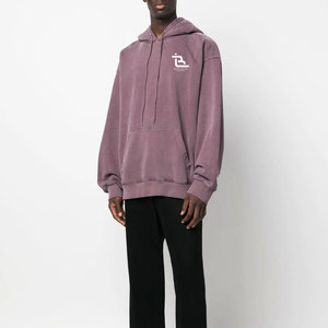 Sudaderas con Efecto Ácido para Invierno, Sudaderas con Efecto Ácido de Color Sólido, Ropa de Moda, Sudaderas con Efecto Ácido - Product Image 2