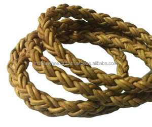 Cuerda trenzada redonda de 8 capas, accesorios de joyería de 10mm - Product Image 1