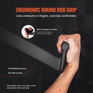 Accessorio per Lat Pulldown, Barra a V per Macchina a Cavi, Barra per Tricipiti per Allenamento della Schiena, Impugnatura Rivestita in Gomma per Palestra - Product Image 3
