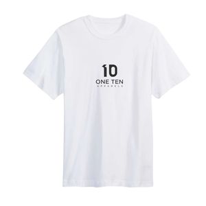 Men's Jersey Cotton T-Shirt O-Neck Short Sleeve Oversized Fit Custom Colors Sizes Front Logo Heat-Transfer <b>Printed</b> Anti-Pilling - Product Image 4