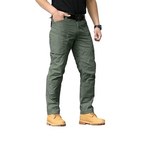 กางเกงยืดลำลองผ้ายืดสำหรับผู้ชายกางเกงคาร์โก้ขนาดใหญ่พิเศษระบายอากาศได้สำหรับใส่กลางแจ้งฤดูร้อน - Product Image 1