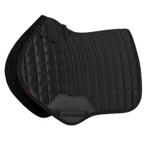 Euro Cavall Tapis de selle d'équitation pour dressage et saut, en tissu satiné Loire, avec doublure en maille et tissu extérieur mat brillant, très vendu - Product Image 1