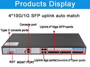 Arroz 4*10 orplplplort utdoor INI GPON ggiber Iber 4 8 16Ppon pon ororts uertos pon 8 8 ORT - Product Image 2