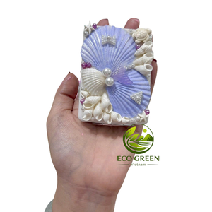 Premium Handmade <b>Compact</b> <b>Mirror</b> Shell Art Cosmetic <b>Mirror</b> Portable Pocket <b>Mirror</b> Gift for Women - Product Image 1