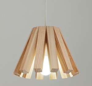 Lámpara Colgante LED Moderna de Ratán con Pantalla de Tambor de Alto Brillo para Sala de Estar - Product Image 1