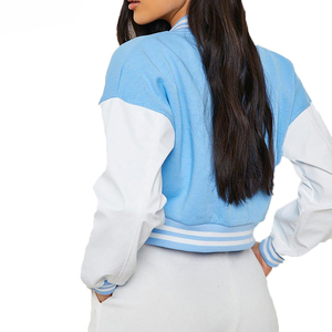 Chaqueta Varsity Corta para Mujer, Estilo Personalizado con Cuello Completo, Transpirable, Modelo 2025, en Venta Online a Bajo Precio - Product Image 5