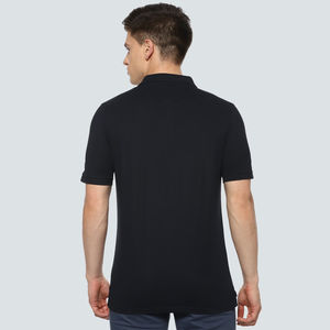 เสื้อโปโลกอล์ฟปักลาย พิมพ์ลาย ออกแบบเองได้ สีพื้น ขาว ดำ ผ้าฝ้าย โพลีเอสเตอร์ แห้งเร็ว สำหรับผู้ชายและผู้หญิง - Product Image 2