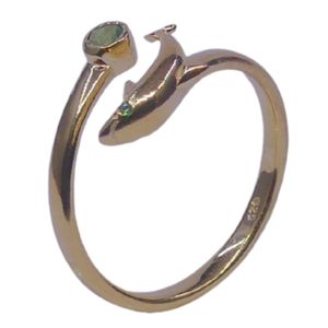 Wedding Wear <b>925</b> Sterling <b>Silver</b> Gold Plated Jewelry Emerald Gemstone Women Wear Classic Couple <b>Ring</b> - Product Image 1