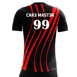 เสื้อฟุตบอลยอดนิยม ดีไซน์ล่าสุด โลโก้สั่งทำ ชุดฟุตบอล โพลีเอสเตอร์ 100% แห้งเร็ว ยืดได้สี่ทิศทาง รับผลิตแบบ OEM - Product Image 6