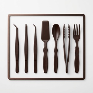 Ensemble d'ustensiles de plats professionnels Altomme Instruments pour chef, 7 pièces, pinces, spatule, cuillère, fourchette en acier inoxydable, résistant au four, lavage à la main - Product Image 4