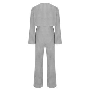 Sudadera con capucha corta de manga larga con cremallera, de color sólido, de alta calidad, para mujer, para correr, fitness y deporte, nueva colección de otoño. - Product Image 6