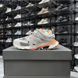 Sneakers Chunky de Luxe pour Hommes de Haute Qualité, à Lacets, Antidérapantes, en Cuir Véritable, Semelle en Caoutchouc, Sport Casual, Marque de Luxe - Product Image 2