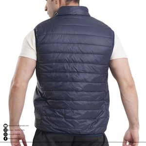 Chaleco Acolchado Personalizado con Logotipo para Hombre, Chaqueta sin Mangas de Invierno de Alta Calidad, Abrigo Acolchado Unisex para Exteriores, Venta al Por Mayor OEM - Product Image 5
