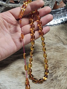 Perles de Tasbih en résine écologiques faites à la main, design moderne et luxueux, chapelet de prière de haute qualité, compteur de prières musulmanes en pierre - Product Image 5