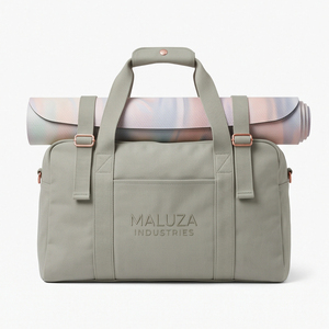 MALUZA INDUSTRIES High Quality Water Resistant Nylon <b>Mens</b> Workout <b>Holdall</b> Wet Pocket Shoe Tunnel <b>Large</b> Weekender Sports Fitness - Product Image 2
