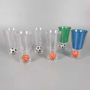 Verre en plastique acrylique à double paroi de 11 oz - Product Image 6