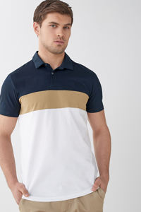 Camiseta Polo de Manga Corta para Hombre, Informal, Verano, a Rayas, Ropa Masculina, Camisetas Polo, Moda Masculina, Corte Ajustado - Product Image 2
