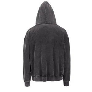 Sweats à capuche streetwear effet délavé, conçus pour les collections de vêtements haut de gamme et les marchés de la mode mondiaux - Product Image 4