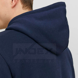 Sweat-shirt à capuche pour homme INDEX, design color block, coupe classique, décontracté, pour l'automne, avec poche avant avec logo, pull en molleton - Product Image 3