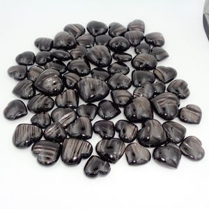 Cristal de Hipersteno Natural, Corazón Grabado, Pulido a Mano, Gema Oscura de Lujo para Meditación, Reiki, Sanación Energética de Chakras, Decoración - Product Image 4