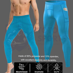 รับผลิตเลกกิ้งกีฬาผู้ชายแบบมีโลโก้พิมพ์ลายตามสั่ง คุณภาพสูง ยืดหยุ่น แห้งเร็ว เหมาะสำหรับออกกำลังกาย ฟิตเนส วิ่ง และฝึกซ้อม - Product Image 3