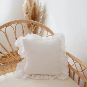 Fundas de Almohada Lavables de Color Sólido, Tejidas en Lino 100% Puro, de Alta Calidad y Personalizadas de Fábrica - Product Image 2