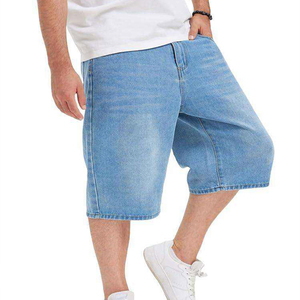 Short en jean délavé pour homme, de haute qualité, en denim, léger, style décontracté, dernière mode - Product Image 3