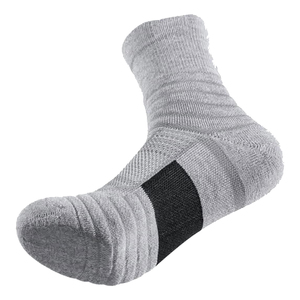 <b>Men's</b> Ankle <b>Socks</b> Solid <b>Black</b> Knitted Breathable Regular Style Summer Sport Use Standard Thickness Spandex Polyester - Product Image 3