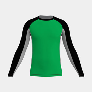 Men's Long Sleeve Rash Guard Swim Shirt UV Sun Protection Performance <b>Surfing</b> Top USA Europe Wholesale Beach Wear Top - Product Image 1