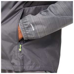 Lightweight Breathable Nylon Windproof Jacket Full Zip Stand Collar Hooded Sports <b>Warm</b> Up Jackets Outdoor Athletic Ripstop Coat - Product Image 5
