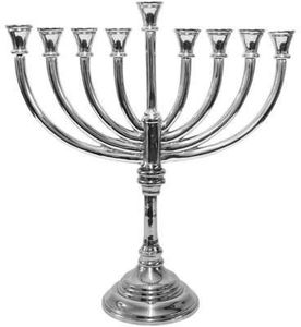 Majestic Menorah Candle Holders Premium Decorative Religious Festival Ornament Elegant Handmade Metal Home <b>Table</b> Display Collect - Product Image 2