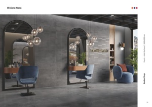 Obtenir une esthétique moderne et organique est simple grâce à la surface mate perforée 600x1200 pour l'espace de bain. - Product Image 5