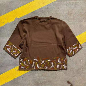 Camiseta Corta Oversize de Nuevo Diseño con Estampado Serigrafiado, Lavado Mineral, 100% Algodón de Alto Gramaje - Product Image 5