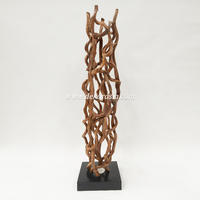 Lámpara de Pie Pequeña LED Moderna de Madera Kasela, Amarilla, Ecológica, con Control Táctil, Diseño Personalizable, Decorativa