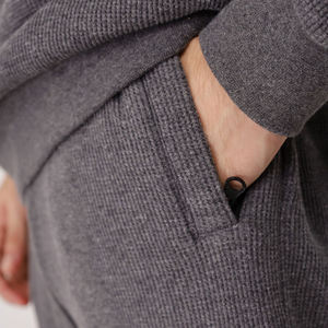 Ensemble de survêtement pour homme, veste et pantalon de jogging, vêtements de sport décontractés assortis, vêtements confortables pour tous les jours, usine de vêtements sur mesure, vente en gros - Product Image 4