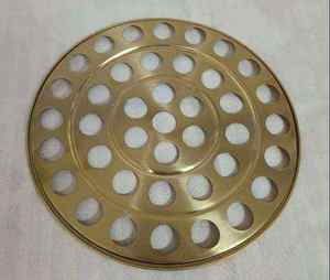 PREMIUM GOLD PVD COATED STAINLESS STEEL HOLY COMMUNION TRAY 44 CUPS LID ELEGANT DURABLE DELUXE DISHWASHER FOOD SAFE CHURCH USE - Product Image 2